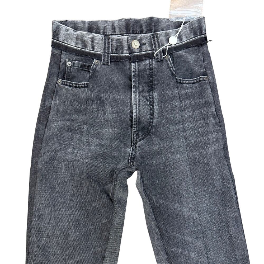 Maison Margiela Black High Rise Straight Leg Jeans FR 36 US 4 NWT - Picture 4 of 12